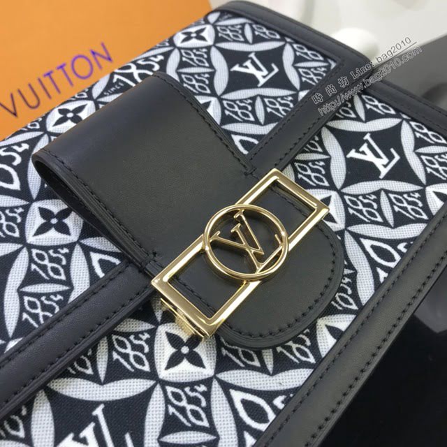 LV包包 LV新款達芙妮女包 M57211 在2020秋冬大秀上露面的V全新老花 LV單肩斜挎女包  ydh3645